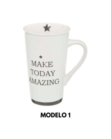 Taza Happy Alta de 50 cl - Varios Modelos