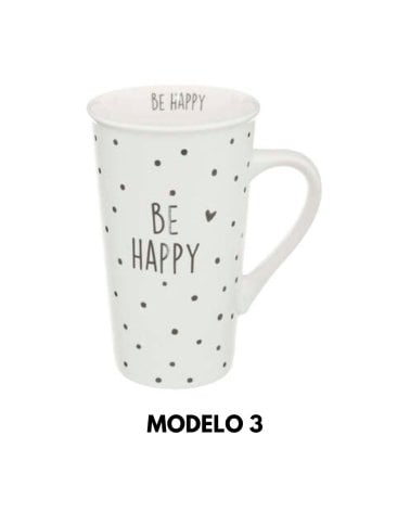 Taza Happy Alta de 50 cl - Varios Modelos