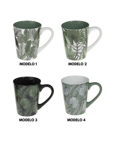 Taza Alta de 30 cl con Diseño Selva