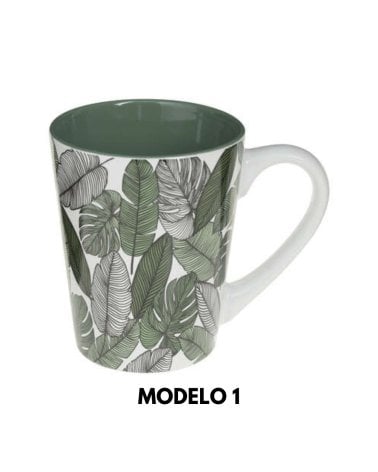 Taza Alta de 30 cl con Diseño Selva