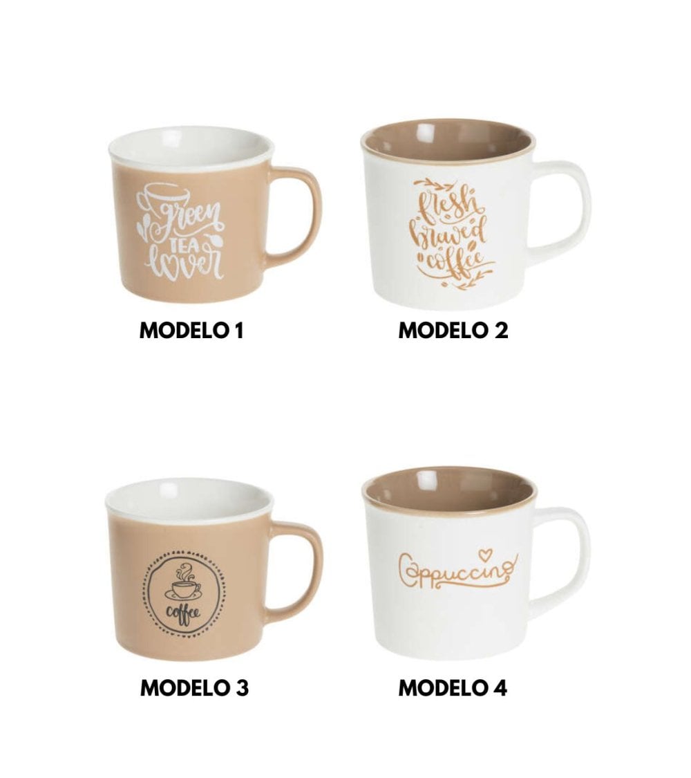 Taza con Diseño de Té y Café de 36 Cl