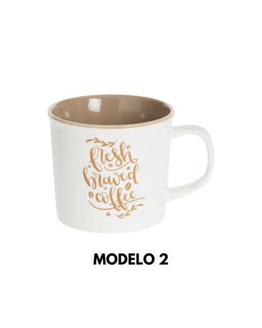 Taza con Diseño de Té y Café de 36 Cl