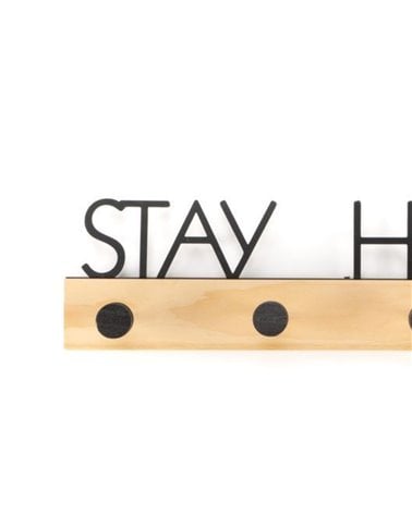 Perchero de Pared con Cuatro Colgadores