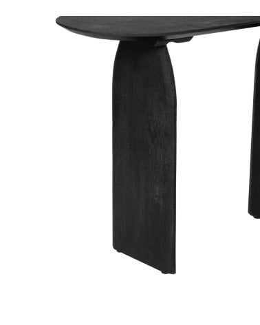 Consola Negra de Madera de Mango Modelo ISANA, 110 cm