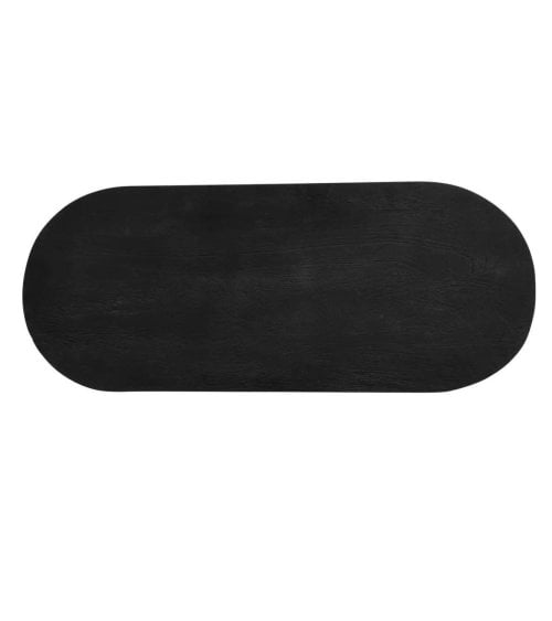 Consola Negra de Madera de Mango Modelo ISANA, 110 cm