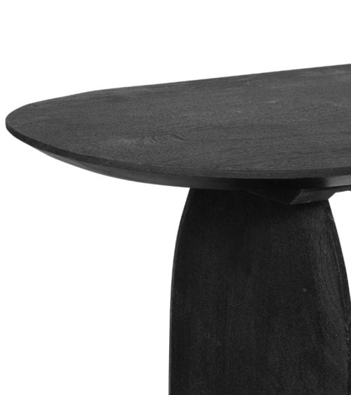 Consola Negra de Madera de Mango Modelo ISANA, 110 cm