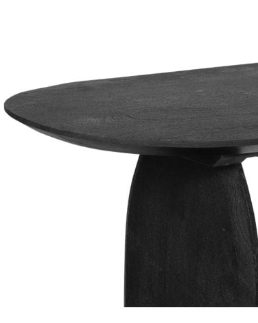Consola Negra de Madera de Mango Modelo ISANA, 110 cm