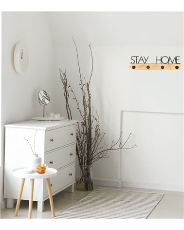 Perchero de Pared con Cuatro Colgadores