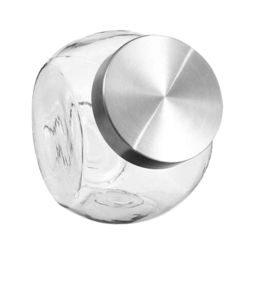 Tarro Inclinado con Tapa de Acero Inoxidable de 2,1 L