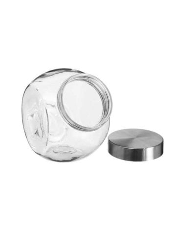 Tarro Inclinado con Tapa de Acero Inoxidable de 1,5 L