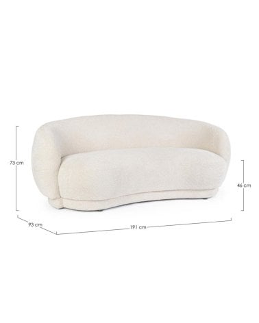 Sofá Tecla de 2 Plazas: Confort y Estilo Moderno