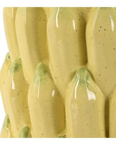 Jarrón Cerámico Amarillo, Plátanos