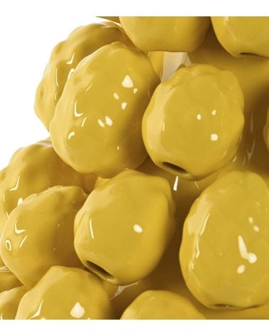 Jarrón cerámico Amarillo, Pitallas