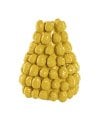 Jarrón cerámico Amarillo, Pitallas