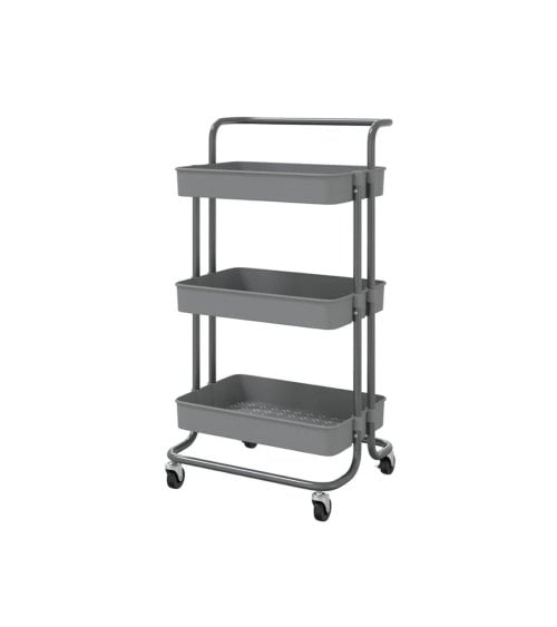 Camarera  Carrito de cocina con Ruedas, Metálica