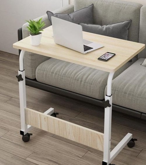 Mesa Plegable Auxiliar de Madera y Metal