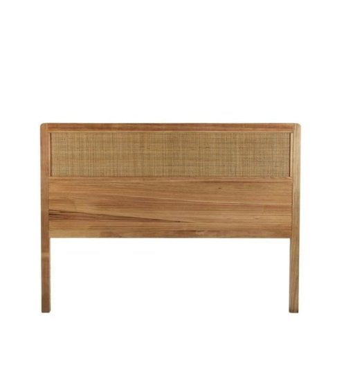 Cabecero para cama de 90cm de Ratán y Madera de Paulonia