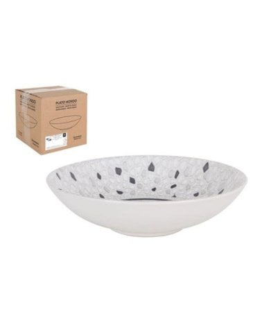 Plato Hondo de Cerámica Barroc