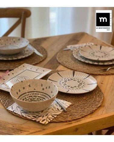 Plato Hondo de Cerámica Barroc