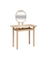 Tocador de Madera Arden con Espejo Circular