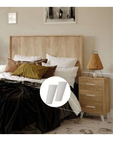 Set de 4 Patas para Mesa de Noche