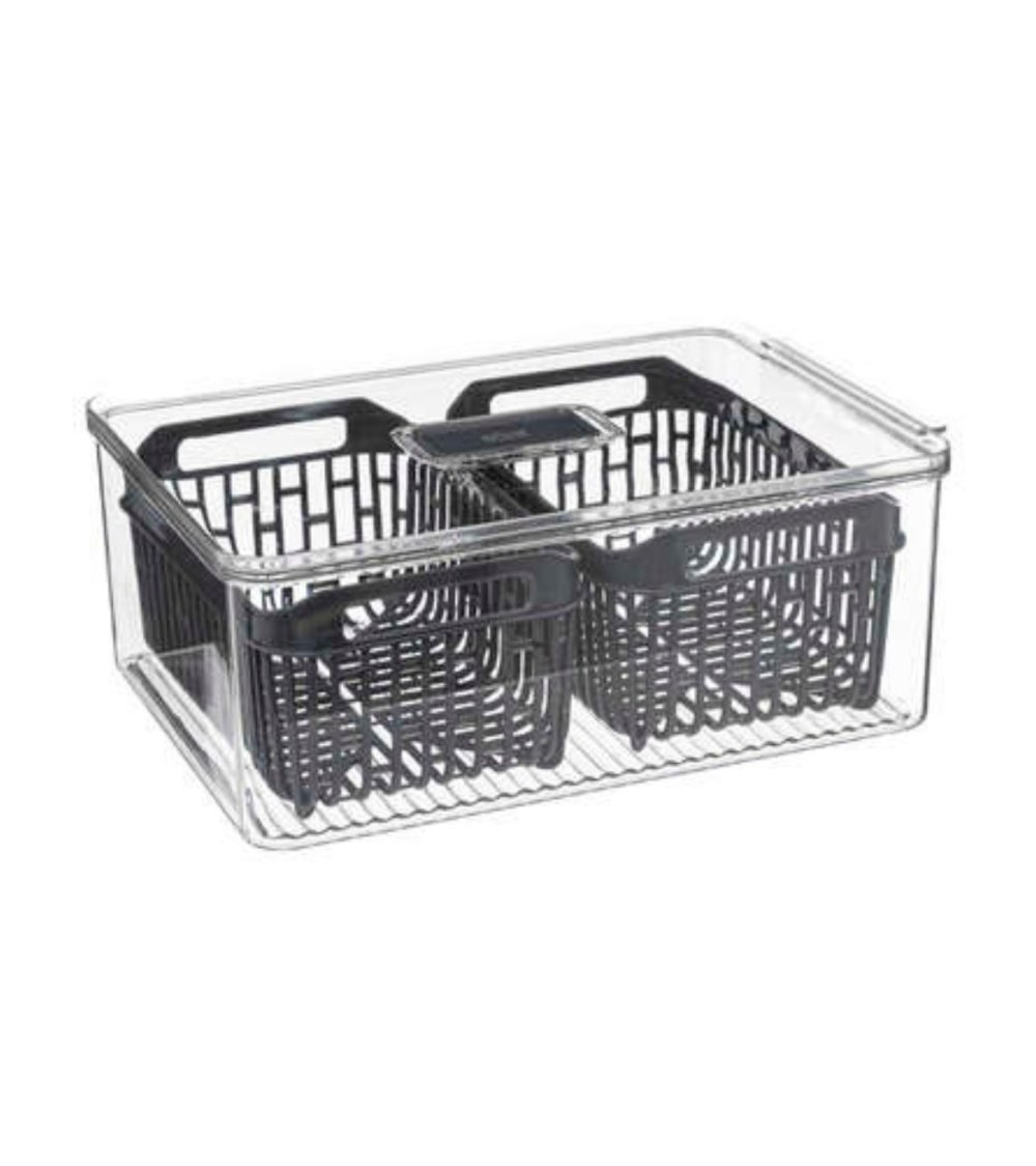 Organizador de Frigorifico - Modelo Tidy 2 Compartimientos Organizador de Frigorifico - Modelo Tidy 2 Compartimientos
