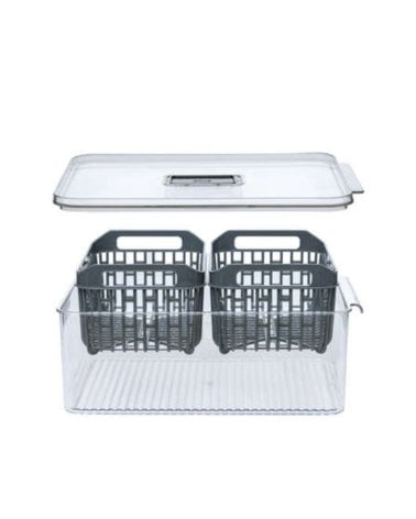 Organizador de Frigorifico Tidy 2 Compartimientos