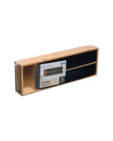 Dispensador de Rollos de Cocina de Bambú