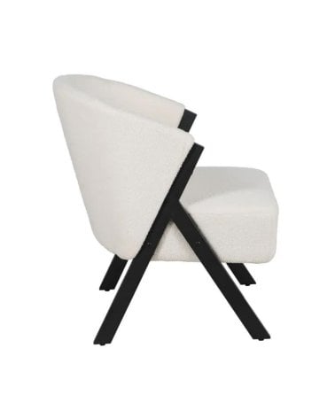 Sillón de Borreguillo Blanco y Negro