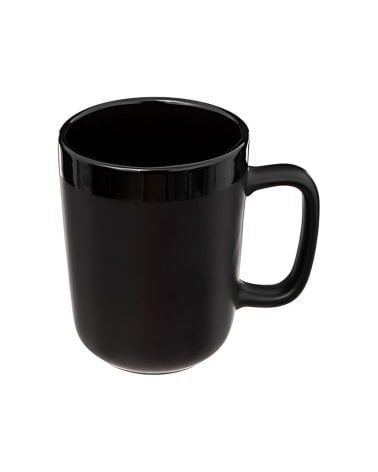 Taza Alta Negra Diseño Alpha de 35 Cl