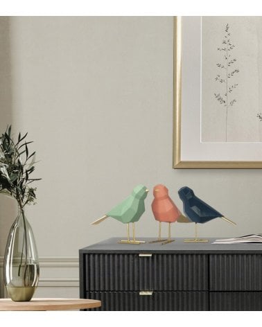 Pájaro de Origami Decorativo de 16 Cm