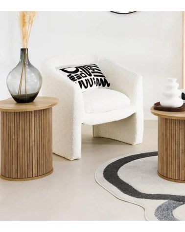 Mesa Centro de Madera Colva Pequeña