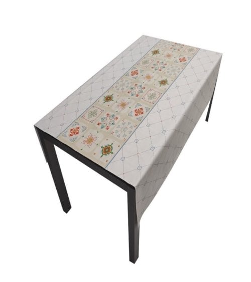 Hule al Corte con Diseño de Mosaico Sencillo y Elegante