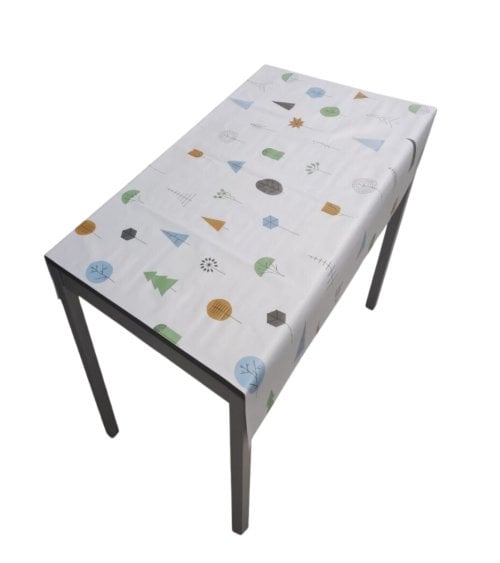 Hule al Corte con Diseño de Árboles para una Decoración Única