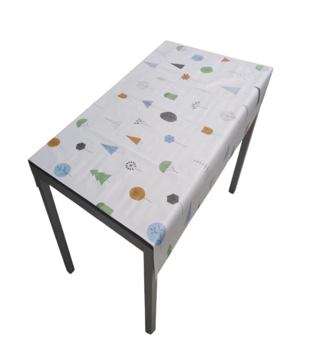 Hule al Corte con Diseño de Árboles para una Decoración Única