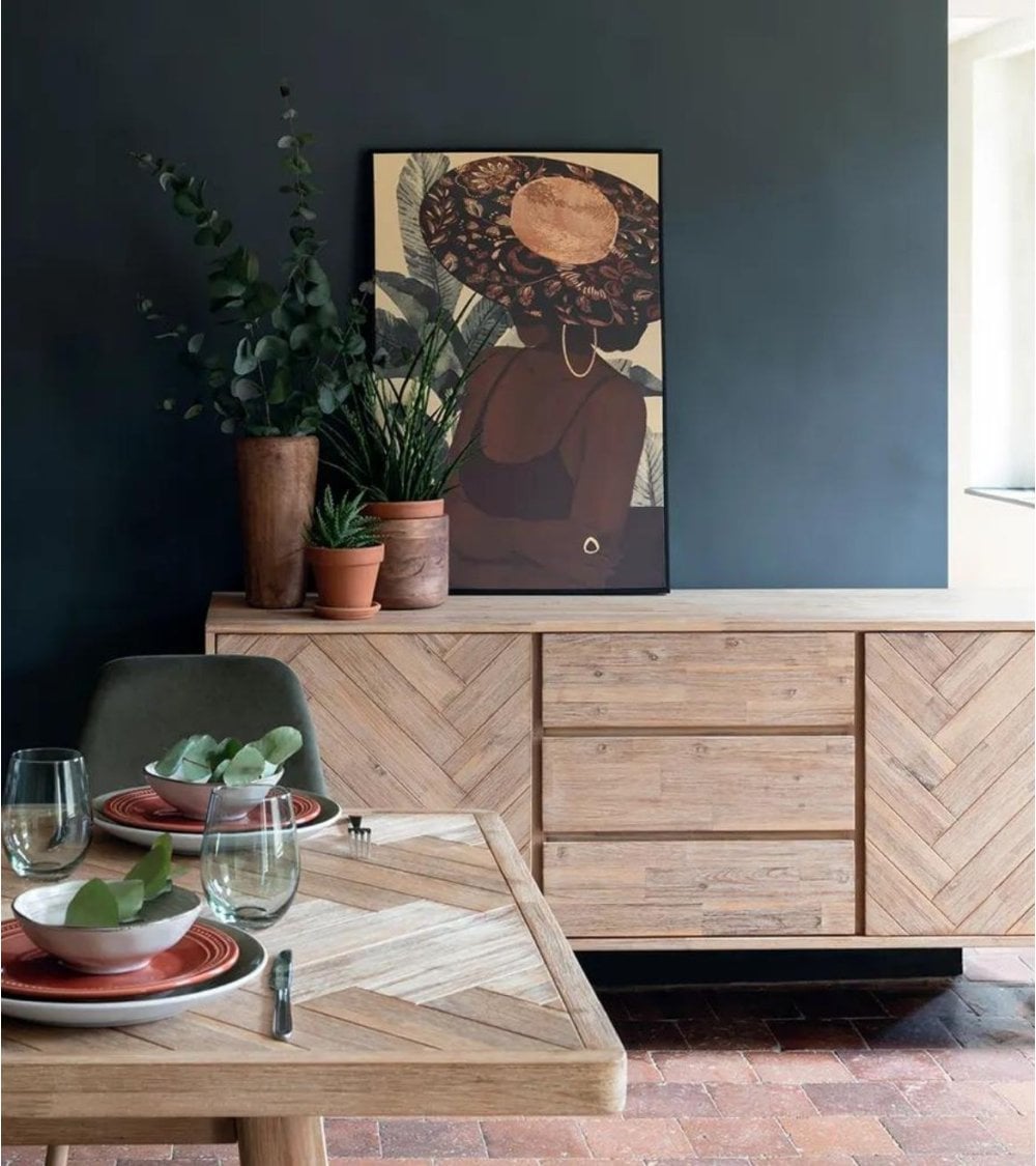 Aparador Aeris de 2 Puertas y 3 Cajones