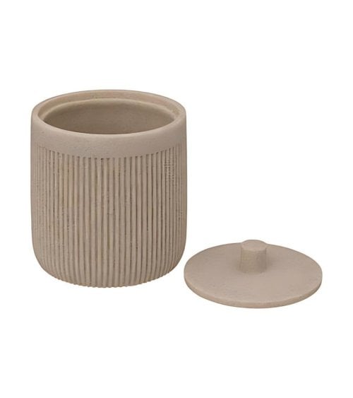 Caja Redonda Onyx para Algodon