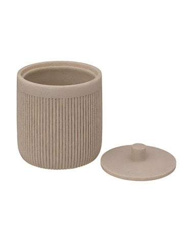 Caja Redonda Onyx para Algodon