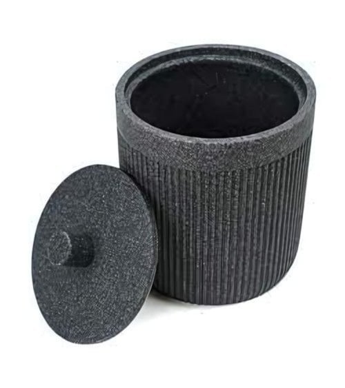 Caja Redonda Onyx para Algodon