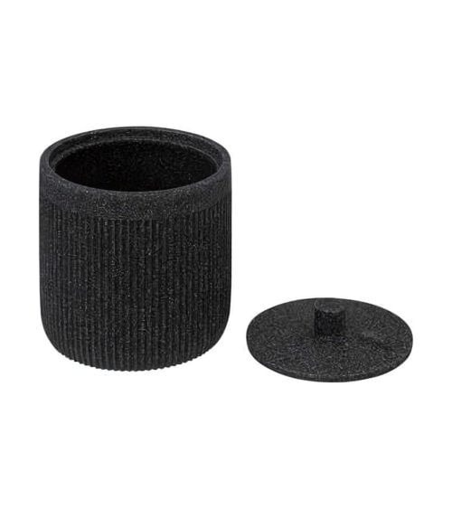 Caja Redonda Onyx para Algodon