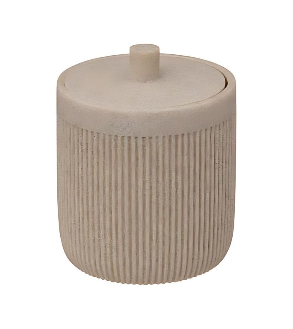 Caja Redonda Onyx para Algodon