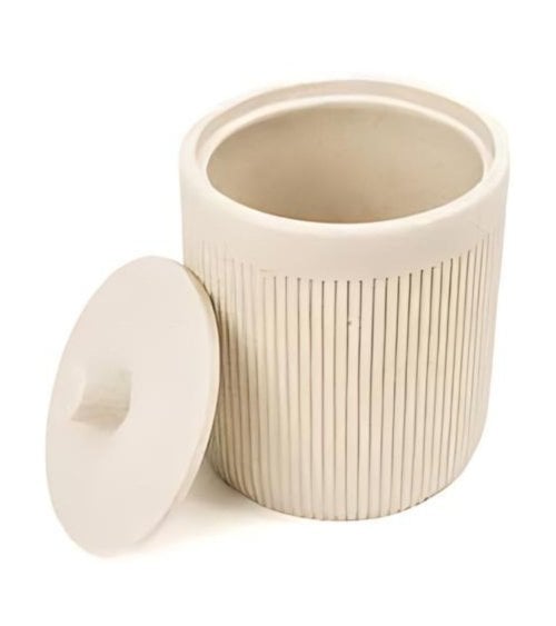 Caja Redonda Onyx para Algodon