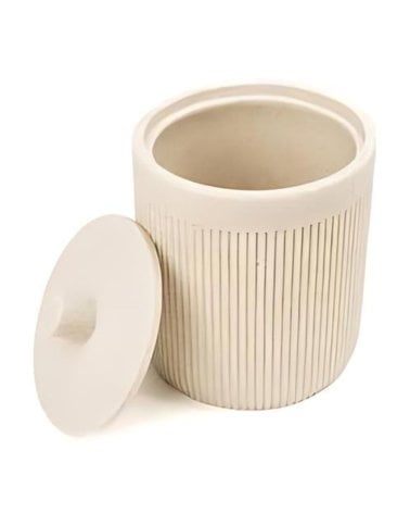 Caja Redonda Onyx para Algodon