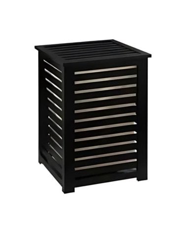 Pongotodo de Madera Negro para Almacenamiento de Ropa