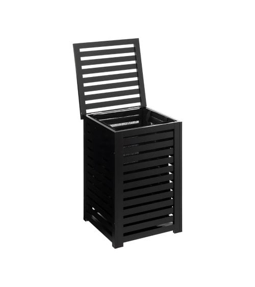 Pongotodo de Madera Negro para Almacenamiento de Ropa