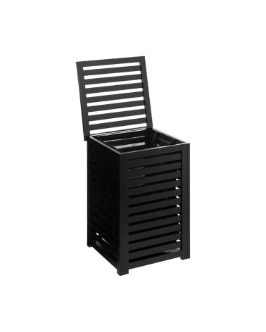 Pongotodo de Madera Negro para Almacenamiento de Ropa