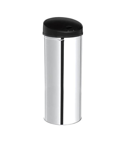 Cubo de Basura Automático de Acero Inox y Metal