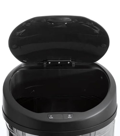 Cubo de Basura Automático de Acero Inox y Metal