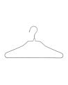 Set de 10 Perchas de Metal Gris