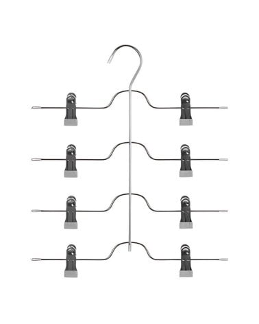 Percha de 4 Niveles para Pantalones con Pinzas